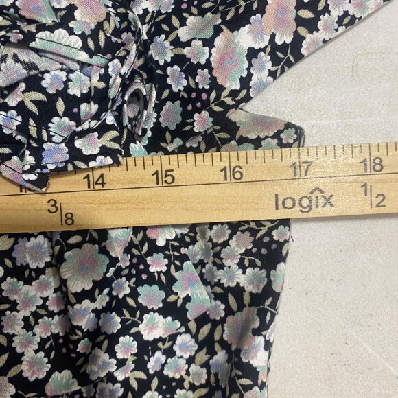 Vintage Jessica McClintock Gunne Sax Maxi Dress Size 13/14 Floral USA‎ - Picture 6 of 7